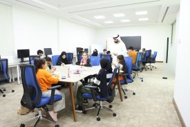 The Fujairah Fine Arts Academy participated in the �Leaders of Tomorrow� summer camp for the year 2023, organized by the Fujairah University Center for Continuing Education and Consulting Services.