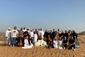 Under the patronage of His Highness Sheikh Mohammed bin Hamad Al Sharqi, Crown Prince of Fujairah, the Academy organizes an artistic work entitled �Desert Child�